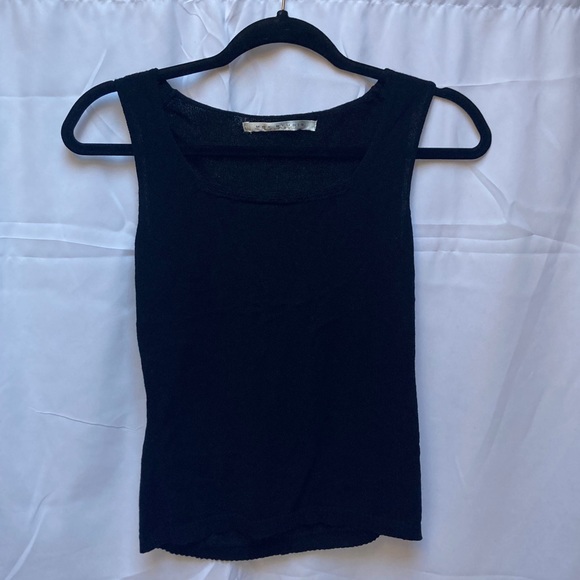 Max Studio Petite Square Neck Tank Top - Picture 2 of 7
